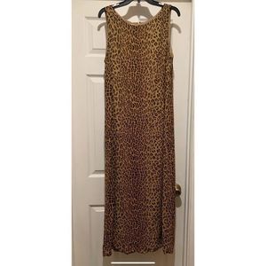Vintage Jones ny 16w long leopard dress